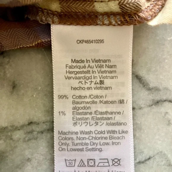 Madewell Herringbone Flannel Plaid Peasant Dress Medium - Picture 6 of 7